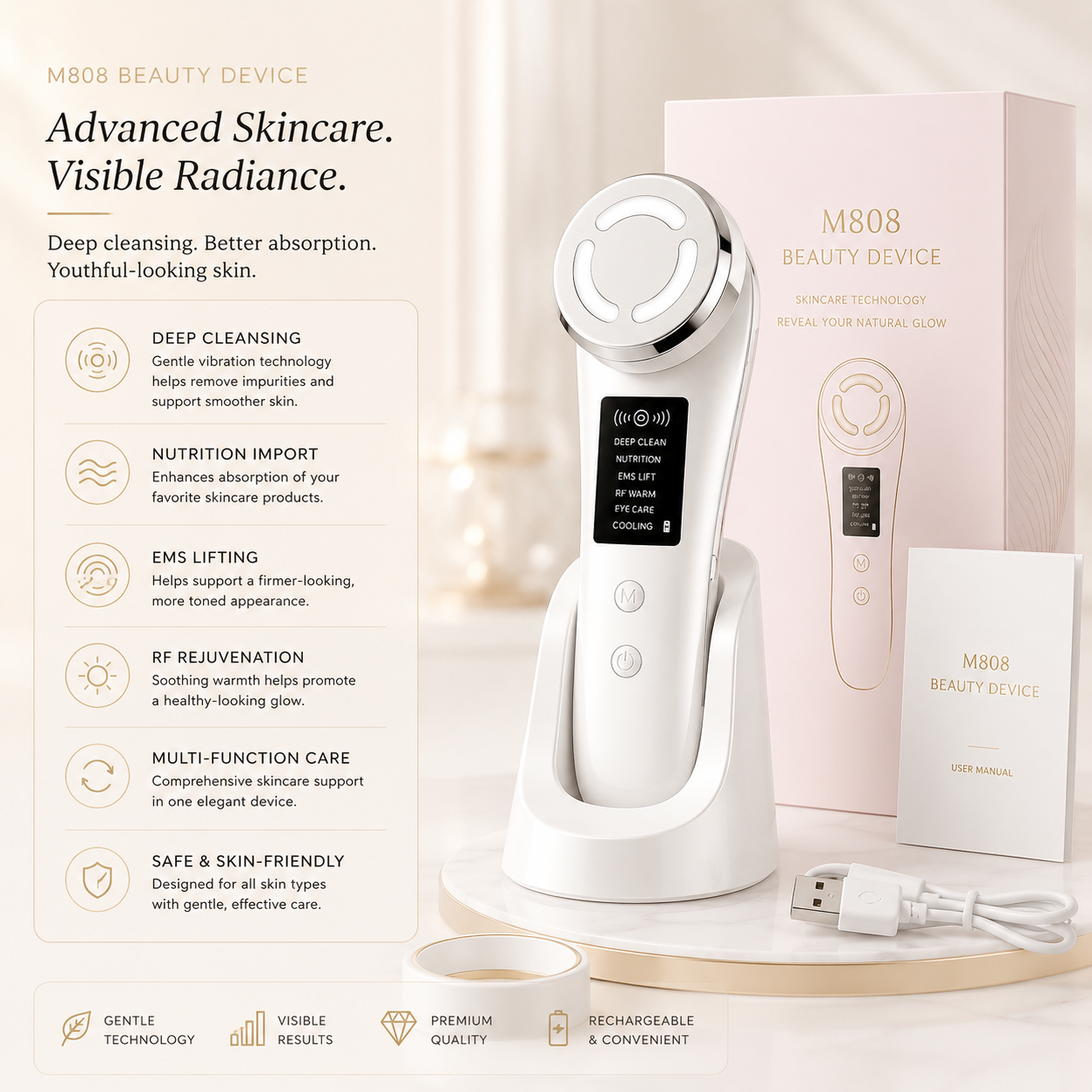 Glow Wave Facial Massager