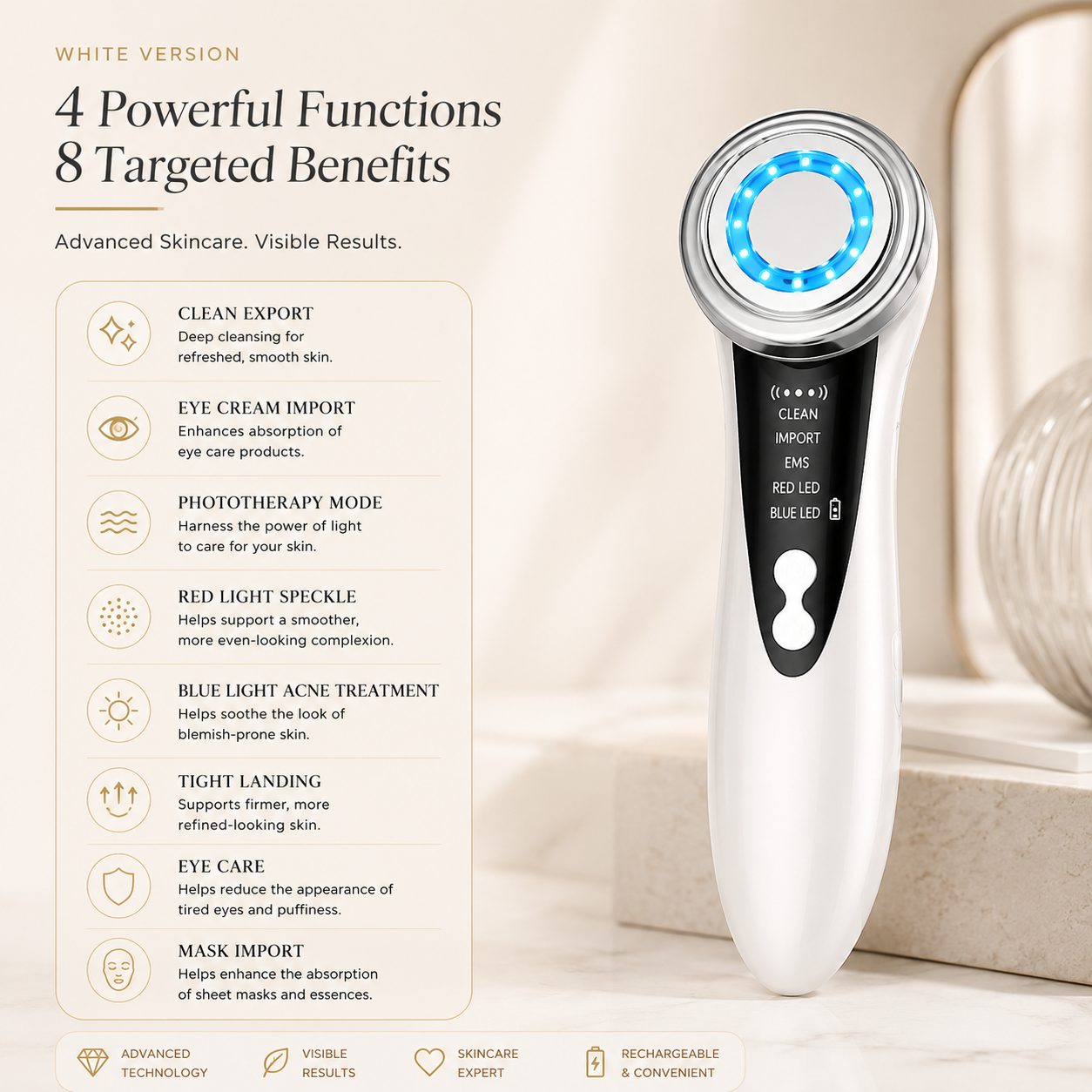 Glow Wave Facial Massager