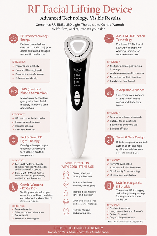 RF Facial Lifting Device